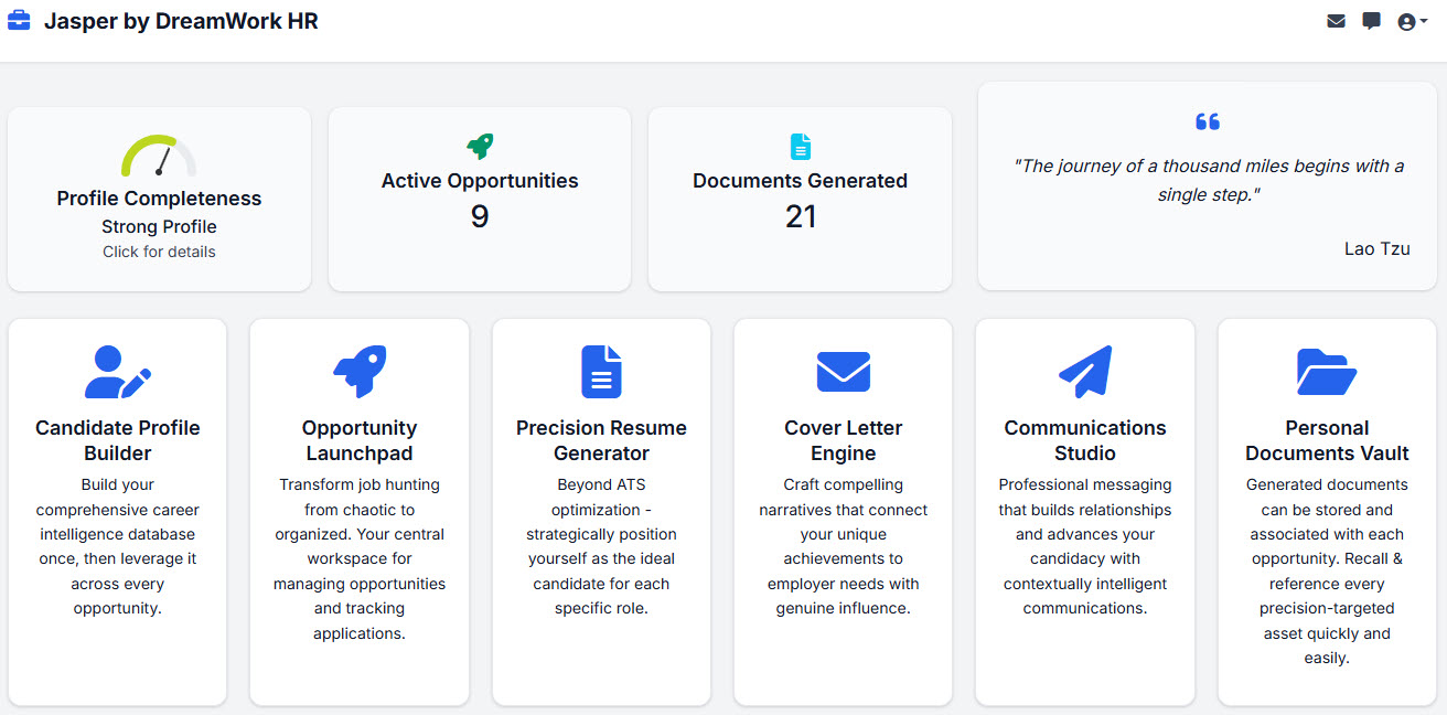 Jasper by DreamWork HR Dashboard